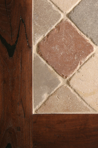 Mixed Stone Square Coffee Table