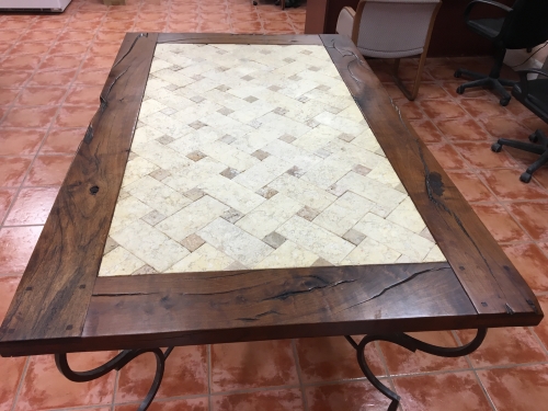Mesquite & Stone Table