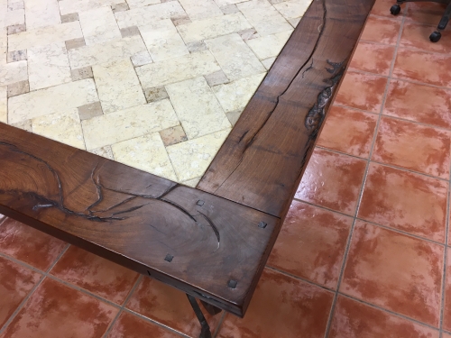 Mesquite & Stone Table