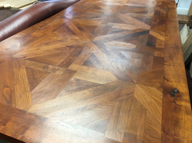 Mesquite Table with Reclaimed Timber Legs