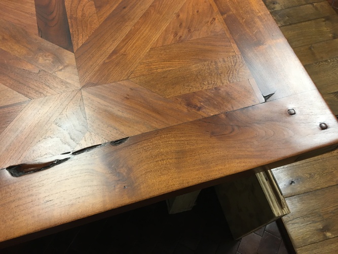 Mesquite Table with Reclaimed Timber Legs