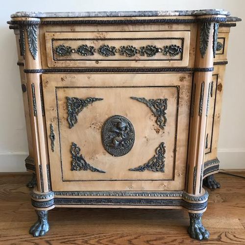 Ornate Chest with Marble Top