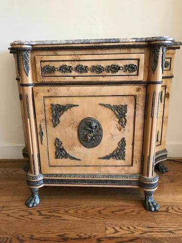 Ornate Chest with Marble Top