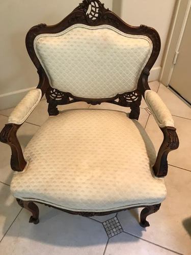19thC Louis XV Parlor Chair