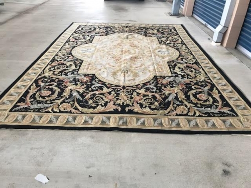 Handwoven Aubusson Rug 