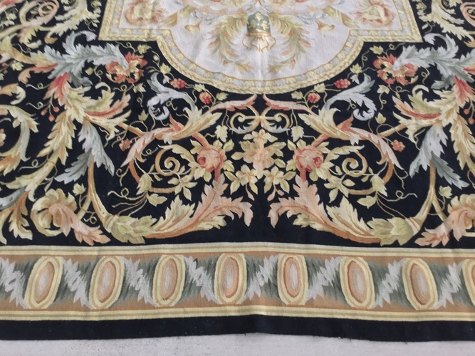 Handwoven Aubusson Rug 