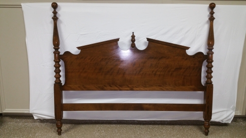 Ethan Allen Pediment Queen Bed