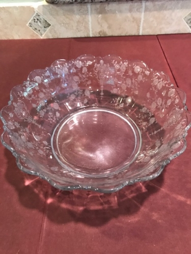 Rosepoint Clear Serving Bowl 11 inch