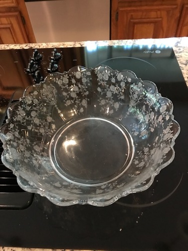 Rosepoint Clear Serving Bowl 11 inch