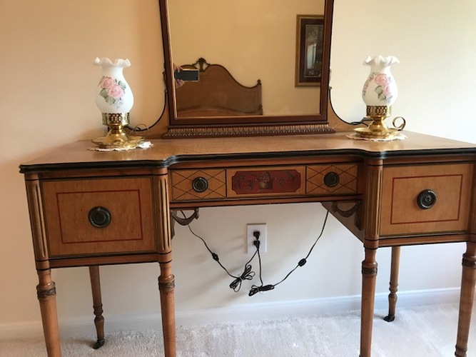 Vintage Vanity and Mirror