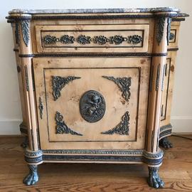 Ornate Chest with Marble Top