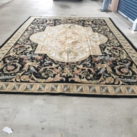 Handwoven Aubusson Rug 