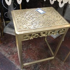 Gold Leaf Accent Table