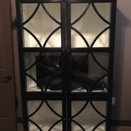Dovetail Display Cabinet