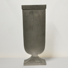 Industrial Decorative Silver Urn